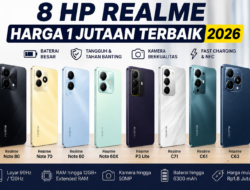8 HP Realme Harga Rp1 Jutaan Terbaik 2026, Baterai Besar hingga NFC